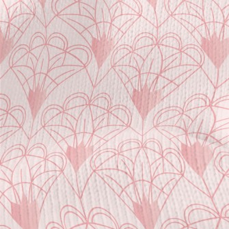Fan-shaped Flowers Stretch Jersey