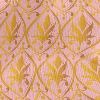 Water Drop Gold Flower Stretch Jersey