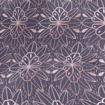 Dotted Coil Flowers Stretch Jersey