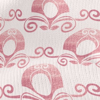 Semicircle Fan Flower Stretch Jersey
