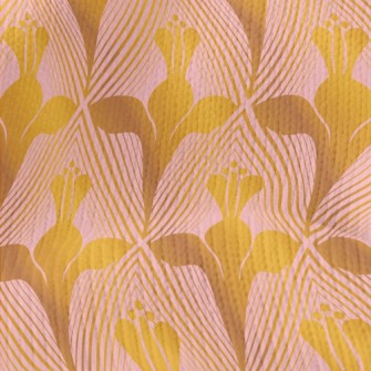 Golden Magic Flower Stretch Jersey