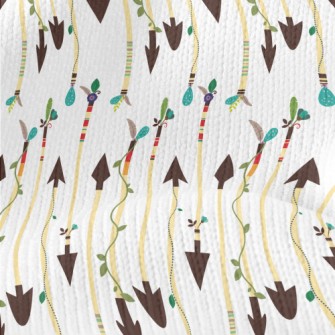 Arrows Wrapped Around Vines Stretch Jersey