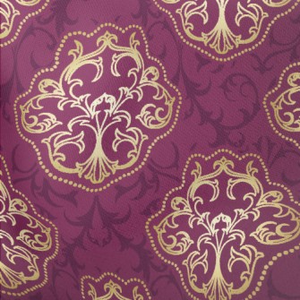 Bright Gold Pattern Lightweight Cotton Poplin