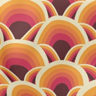Stacked Semicircle Plot Lightweight Cotton Poplin