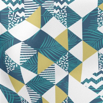Triangular Transparent Coconut Lightweight Cotton Poplin