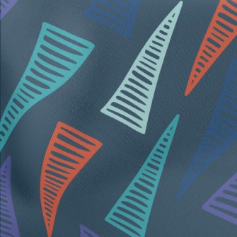 Triangle Lines Lightweight Cotton Poplin