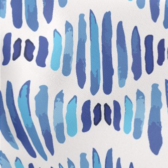 Watercolor Sfumato Waves Lightweight Cotton Poplin