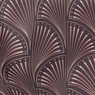 Rotate Dark Lines Lightweight Cotton Poplin