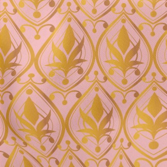 Water Drop Gold Flower Lightweight Cotton Poplin