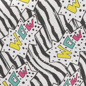 Comic Style Surprise Midweight Cotton Poplin