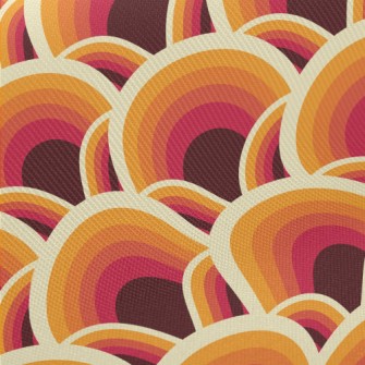 Stacked Semicircle Plot Midweight Cotton Poplin