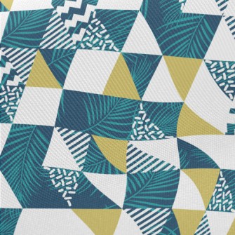Triangular Transparent Coconut Midweight Cotton Poplin