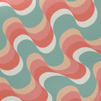 Three-dimensional Concave Wave Midweight Cotton Poplin