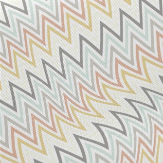 Herringbone Retro Illustration Midweight Cotton Poplin