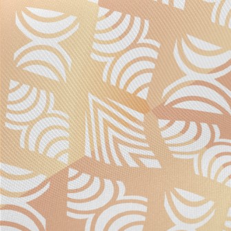 Gradient Circle Rhombus Midweight Cotton Poplin