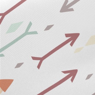 Arrows Flying Left And Right Midweight Cotton Poplin