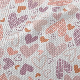 Plaid Wave Heart Birdseye Piqué