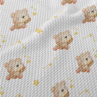 Star Smile Bear Birdseye Piqué