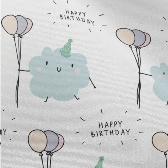 Happy Birthday To Cute Cloud Chiffon