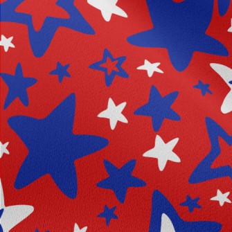 Big And Small Stars Chiffon