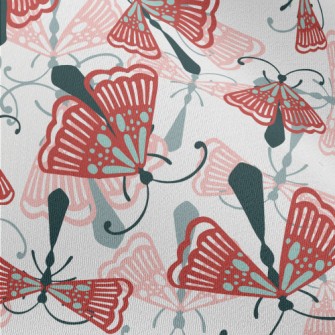 Beautiful Pattern Moth Chiffon