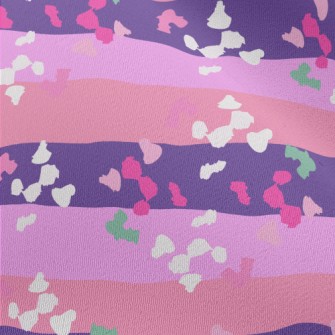 Horizontal Art Color Block Chiffon