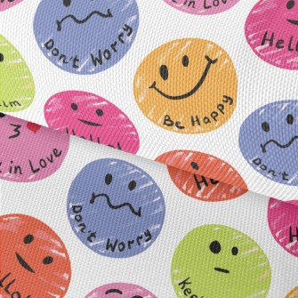 Smiley Face Cheering Language Waterproof Oxford