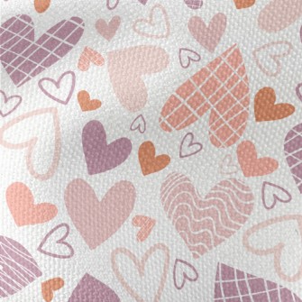 Plaid Wave Heart Waterproof Canvas
