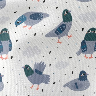 Lively Walking Pigeon Waterproof Canvas