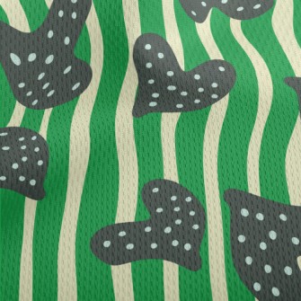 Straight Love Dots Athletic Mesh Flat Back