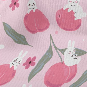 Peach Rabbit Terry