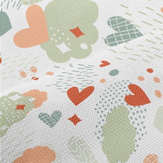 Love Raindrops Clouds Performance Linen