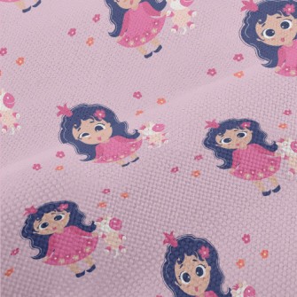 Playful Girl With Tongue Out Performance Linen
