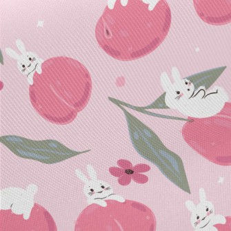 Peach Rabbit Twill