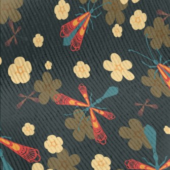 Flowers, Grass, Insects Standard Corduroy