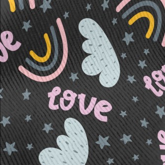 Rainbow Clouds Of Love Standard Corduroy