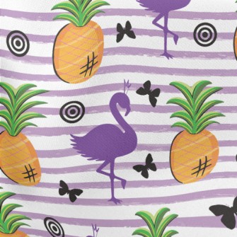 Flamingo Queen And Bromeliad Stretch Ponte