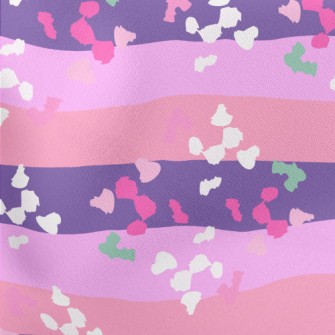 Horizontal Art Color Block Stretch Ponte