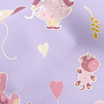 Shy Little Girl Micro Fleece