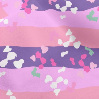 Horizontal Art Color Block Micro Fleece