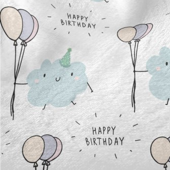 Happy Birthday To Cute Cloud Minky
