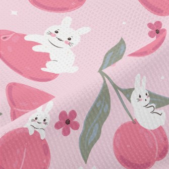 Peach Rabbit Piqué