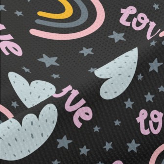 Rainbow Clouds Of Love Piqué