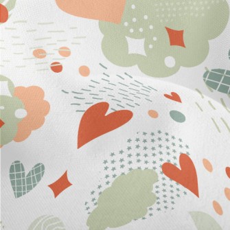Love Raindrops Clouds Lightweight Performance Linen