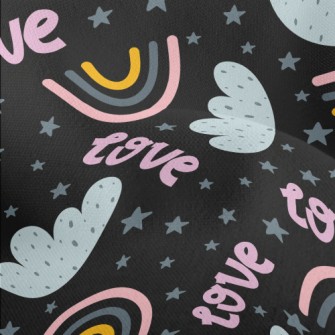Rainbow Clouds Of Love Lightweight Performance Linen