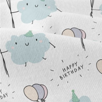 Happy Birthday To Cute Cloud Modern Jersey