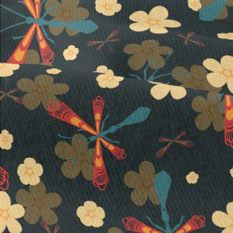 Flowers, Grass, Insects Modern Jersey