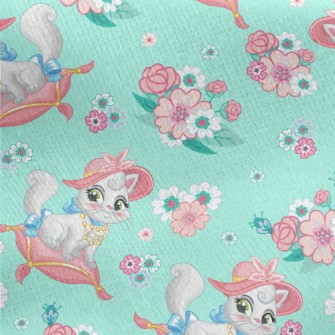 Gorgeous Noble Kitten Jersey Backed Fleece