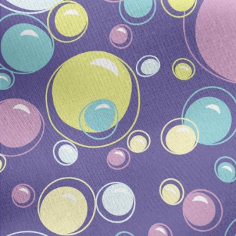 Bubble Dots Jersey Backed Fleece