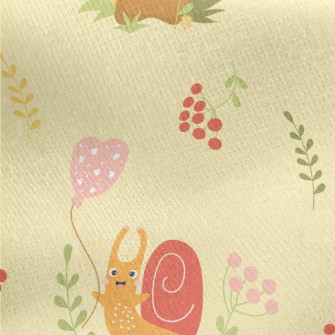 Vitality Snail Jersey Backed Fleece